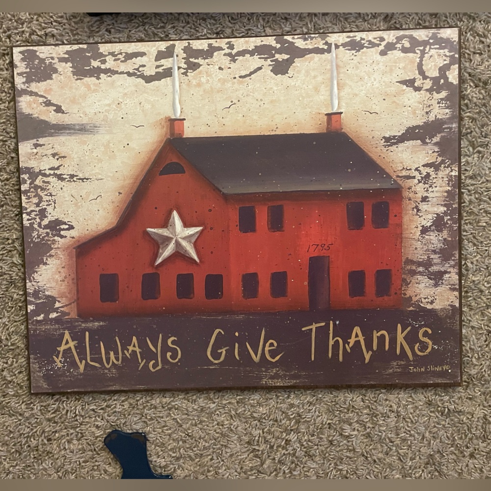 Always give thanks wall Decor